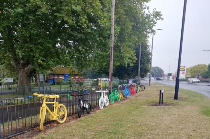 Friends of Sandall Park Bike display